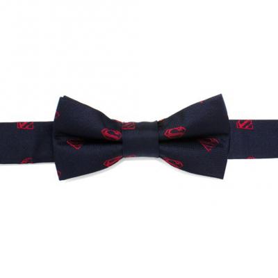 Classic Superman Shield Navy Boys' Silk Bow Tie.jpg